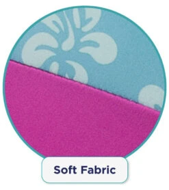 Kids' Printed Swim Vest With Safety Strap -Spectrum Xcel Shop 5665917501608 pinkblue 7a