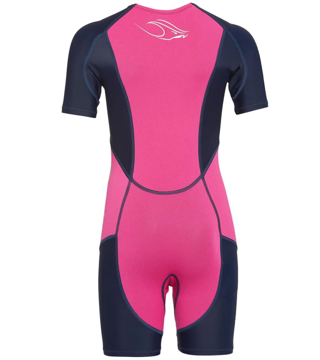 AQUASPHERE Girls' Stingray Short Sleeve Thermal Suit 2 AQUASPHERE Girls' Stingray Short Sleeve Thermal Suit - Image 2