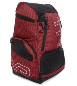 TYR Alliance 45L Team Carbon Print Backpack 6 TYR Alliance 45L Team Carbon Print Backpack -Spectrum Xcel Shop 5666288238760 red 3a