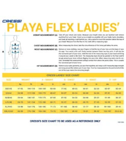 CRESSI PLAYA FLEX 2.5MM Women's Spring Wetsuit -Spectrum Xcel Shop 5666483896488 aqua 6a