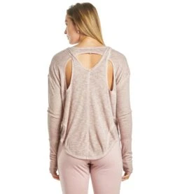 FREE PEOPLE Movement Lay Up Long Sleeve -Spectrum Xcel Shop 5666518663336 mauve 3a