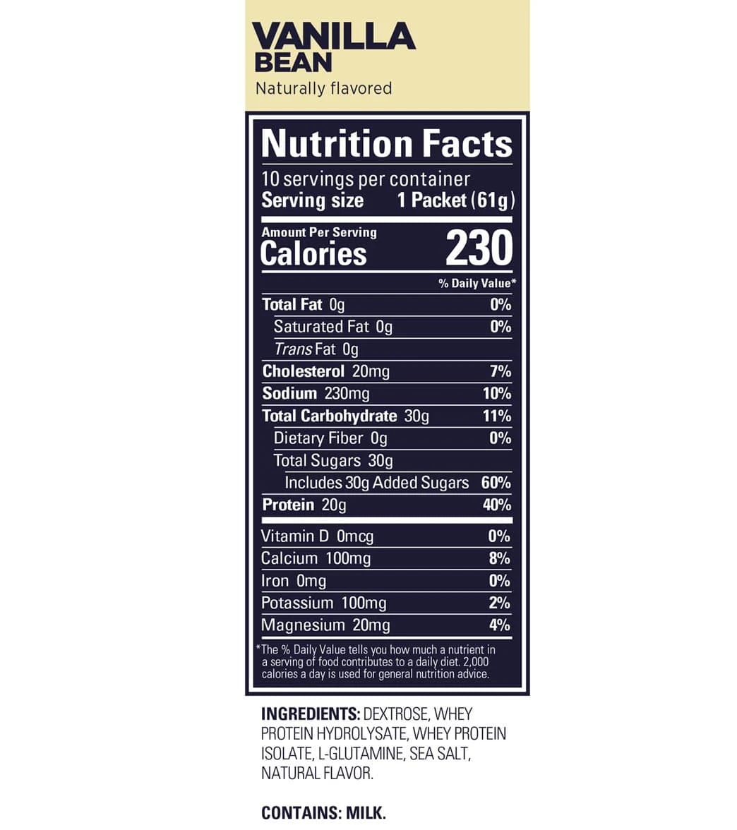 Gu Roctane Protein Recovery Mix ( 10 Single Serve Packs) 10 Gu Roctane Protein Recovery Mix ( 10 Single Serve Packs) - Image 10