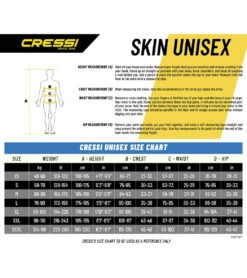 CRESSI Skin Full Dive 1mm Suit -Spectrum Xcel Shop 5666872033448 blackblue 3a