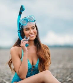 CRESSI Ikarius Mask And Orion Snorkel Set -Spectrum Xcel Shop 5666875408552 cobalt 4a