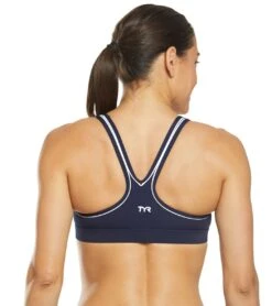 TYR Women's Guard Lyn Racerback Swimsuit Top -Spectrum Xcel Shop 5667160883368 navy 3a