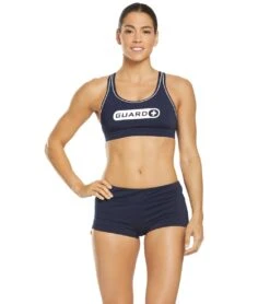 TYR Women's Guard Lyn Racerback Swimsuit Top -Spectrum Xcel Shop 5667160883368 navy 4a