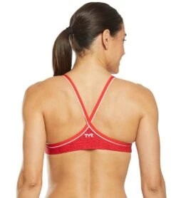 TYR Women's Guard Mantra Diamondfit Swim Top -Spectrum Xcel Shop 5667161702568 red 3a