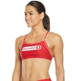 TYR Women's Guard Mantra Diamondfit Swim Top -Spectrum Xcel Shop 5667161702568 red 5a