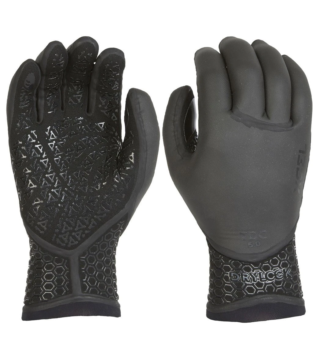 Xcel 5mm Drylock Celliant Texture Skin 5 Finger Glove 1 Xcel 5mm Drylock Celliant Texture Skin 5 Finger Glove