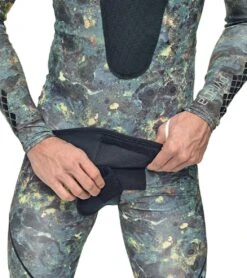Men's Pirana Two Piece Camo Hooded Wetsuit -Spectrum Xcel Shop 5667894624424 greencamouflage 4a