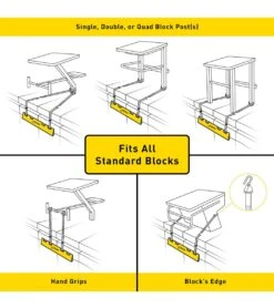 FINIS Backstroke Starting Wedge -Spectrum Xcel Shop 5667984638120 yellowblack 10a
