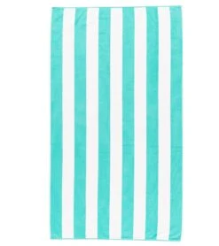 Dohler Marine Stripes Loop Terry Pool Towel 40" X 72" -Spectrum Xcel Shop 5668102013096 marinestripesteal 4a