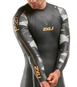 2XU Men's P:2 Propel Tri Wetsuit -Spectrum Xcel Shop 5668788273320 blackorangefizz 3a