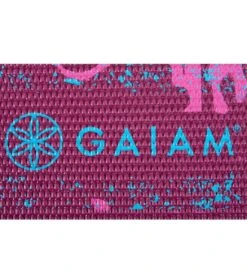 Gaiam Reversible Be Free Printed Yoga Mat 68" 6mm Extra Thick -Spectrum Xcel Shop 5668996743336 befree 6a