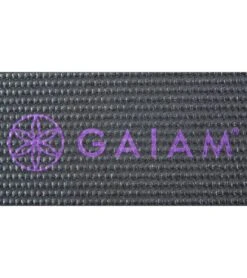 Gaiam Black Chakra Printed Yoga Mat 68" 6mm -Spectrum Xcel Shop 5668999823528 blackchakra 5a