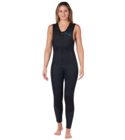 Level Six Women's Farmer Jane Front Zip Long Jane Neoprene Wetsuit