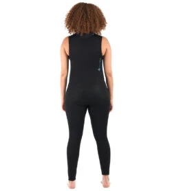 Level Six Women's Farmer Jane Front Zip Long Jane Neoprene Wetsuit -Spectrum Xcel Shop 5669079318696 black 3a