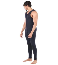 Level Six Men's Farmer John Front Zip Long John Neoprene Wetsuit -Spectrum Xcel Shop 5669079744680 black 4a