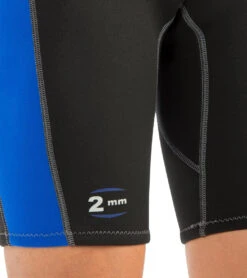 CRESSI Men's 2mm Lido Short Sleeve Springsuit Wetsuit -Spectrum Xcel Shop 5669111759016 blackblue 7a