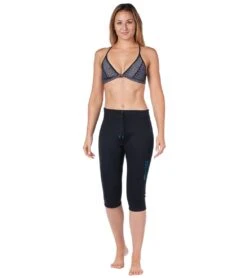 Level Six Women's 0.5MM Convection Neoprene Wetsuit Capri Pant -Spectrum Xcel Shop 5669912412328 black 3a