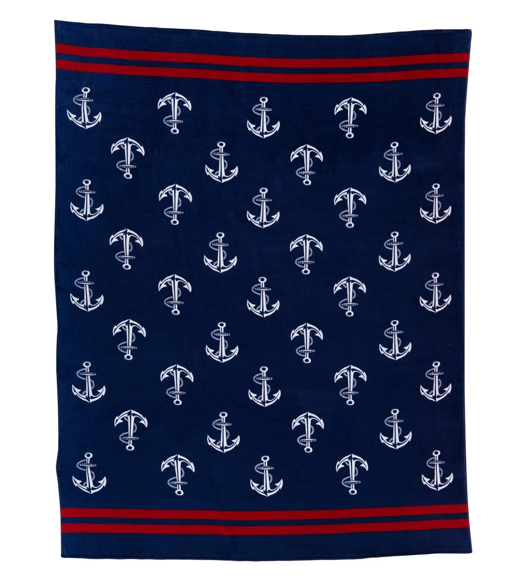 Dohler Anchors Beach Towel 58" X 74 1 Dohler Anchors Beach Towel 58" X 74