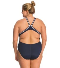 Lifeguard Plus Size DBX Back One Piece Swimsuit 5 Lifeguard Plus Size DBX Back One Piece Swimsuit -Spectrum Xcel Shop 5670062850216 guardnavy 3a