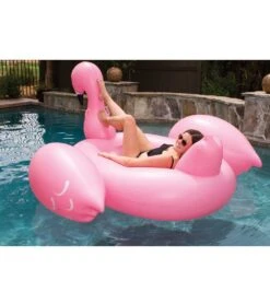 Jumbo Flamingo Inflatable Pool Lounger