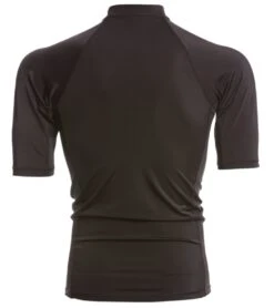 Men's Solid S/S UPF 50+ Sport Fit Rash Guard -Spectrum Xcel Shop 5670214828200 black 3a