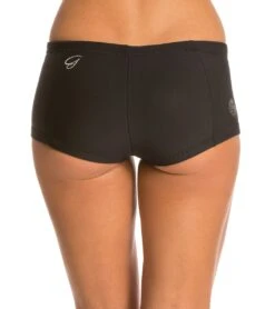 Rip Curl Women's 1mm G-Bomb Zip Free Neoprene Boy Short -Spectrum Xcel Shop 5670425395368 black 3a