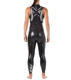 2XU Women's P:1 Propel Tri Sleeveless Wetsuit -Spectrum Xcel Shop 5671344505000 blacksilver 3a