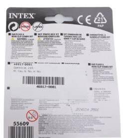 Intex Ear Plugs & Nose Clip Combo Set -Spectrum Xcel Shop 5672121991336 blue 3a
