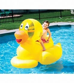 Swimline Giant Ducky Ride-On Pool Float