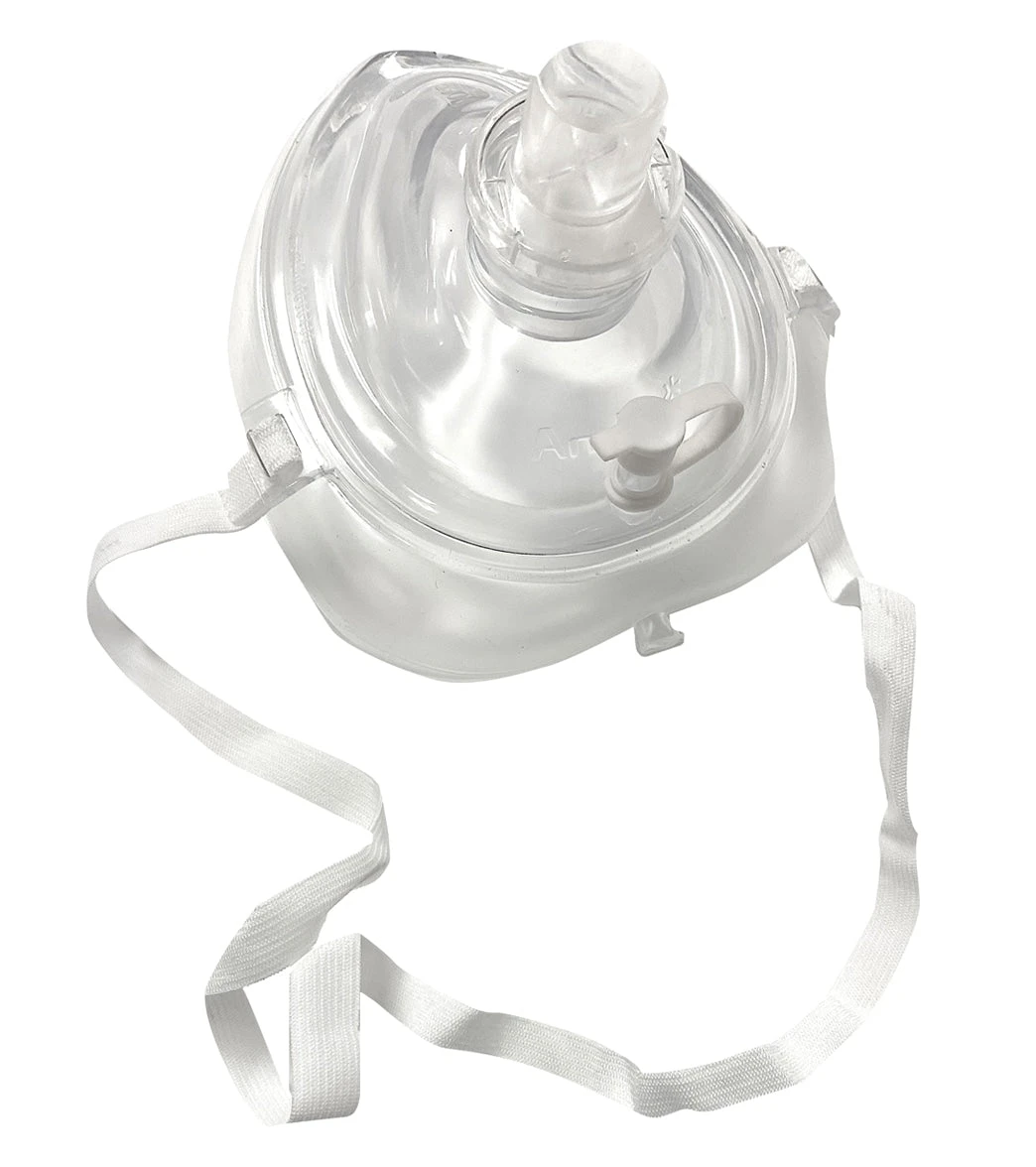 Ambu CPR Mask With O2 Inlet, Headstrap, Gloves, And Wipes, Blank No Logo 3 Ambu CPR Mask With O2 Inlet, Headstrap, Gloves, And Wipes, Blank No Logo - Image 3