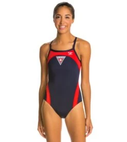 Lifeguard Splice Butterfly Back One Piece Swimsuit