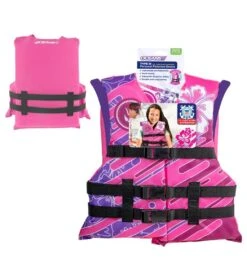 Kids' USCGA 3 Buckle Personal Flotation Device (50-90 Lbs.) -Spectrum Xcel Shop 5677746651304 pink 5a