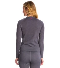 Level Six Women's Hot Fuzz Long Sleeve Fleece Paddle Top -Spectrum Xcel Shop 5684465860776 blackspacedye 3a