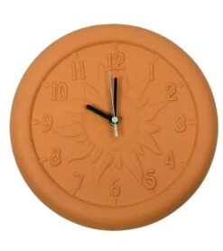 12" Terra Cotta Clock