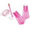 Speedo Kids Mask, Snorkel, And Fin Snorkeling Set