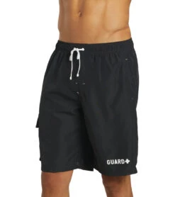 Guard Men's Hybrid Cargo Swim Trunk -Spectrum Xcel Shop 6215349665960 black 5a