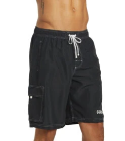 Guard Men's Hybrid Cargo Swim Trunk -Spectrum Xcel Shop 6215349665960 black 6a