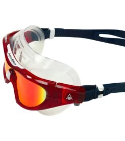 AQUASPHERE Vista Pro Mirrored Lens Mask -Spectrum Xcel Shop 6215487783080 redmirroredlensdarkbluered 3a