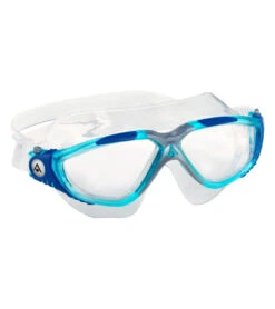 AQUASPHERE Vista Clear Lens Mask -Spectrum Xcel Shop 6215487979688 turquoisebluesilver 3a