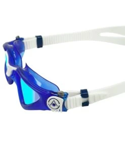 AQUASPHERE Kayenne Titanium Mirrored Lens Goggle -Spectrum Xcel Shop 6215489454248 bluemirroredlensdarkbluewhite 5a