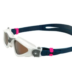 AQUASPHERE Kayenne Compact Fit Polarized Lens Goggle -Spectrum Xcel Shop 6215490240680 brownpolarizedwhitegrey 5a