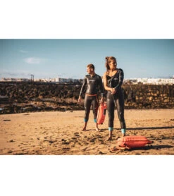 Zone3 Women's Advance Full Sleeve Triathlon Wetsuit -Spectrum Xcel Shop 6553491898536 blackturquoisegunmetal 3a