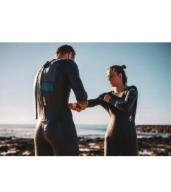 Zone3 Women's Advance Full Sleeve Triathlon Wetsuit -Spectrum Xcel Shop 6553491898536 blackturquoisegunmetal 8a