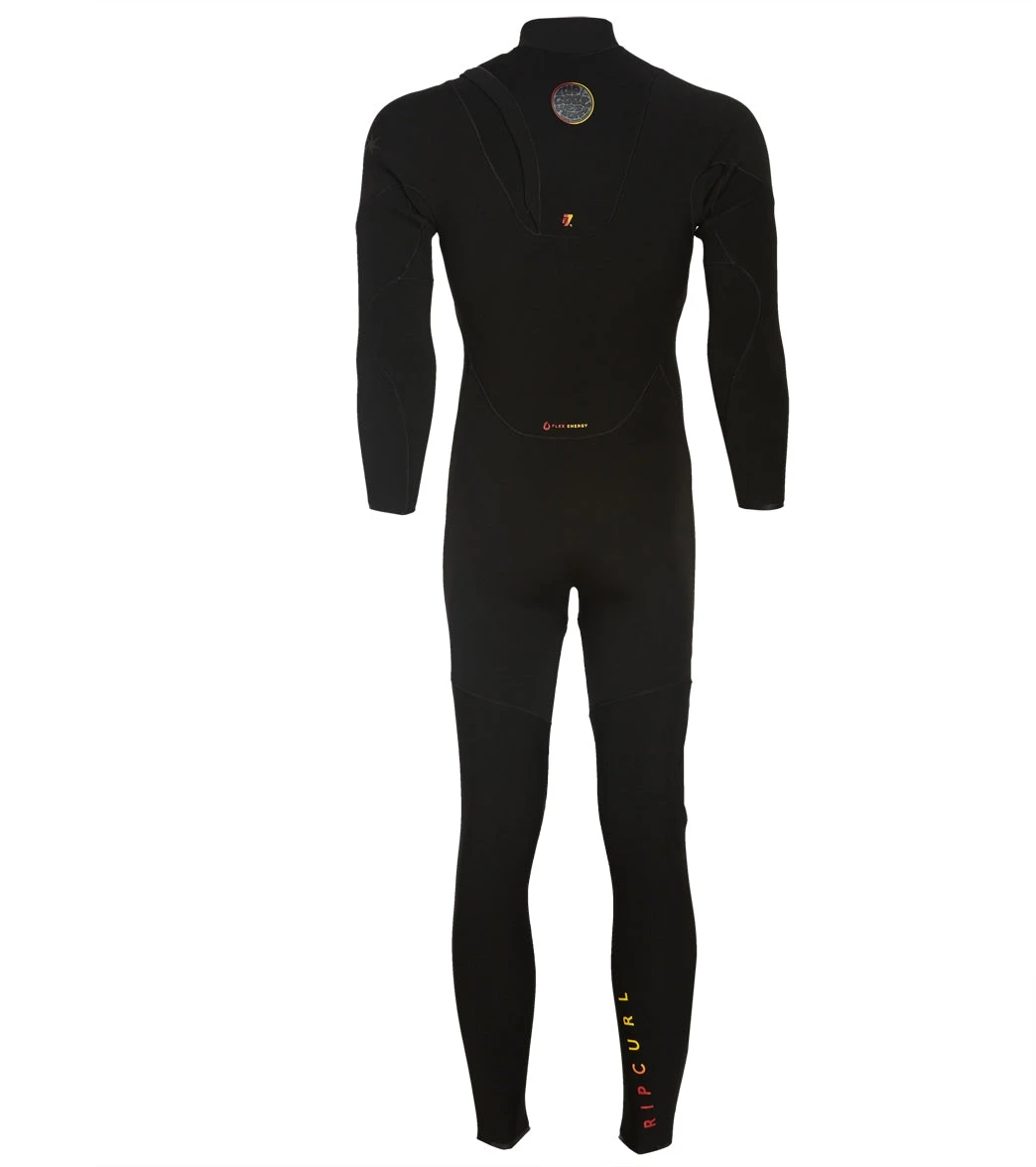 Rip Curl Men's 4/3mm Flasbomb Long Sleeve Heatseeker Zip Free Fullsuit Wetsuit 2 Rip Curl Men's 4/3mm Flasbomb Long Sleeve Heatseeker Zip Free Fullsuit Wetsuit - Image 2