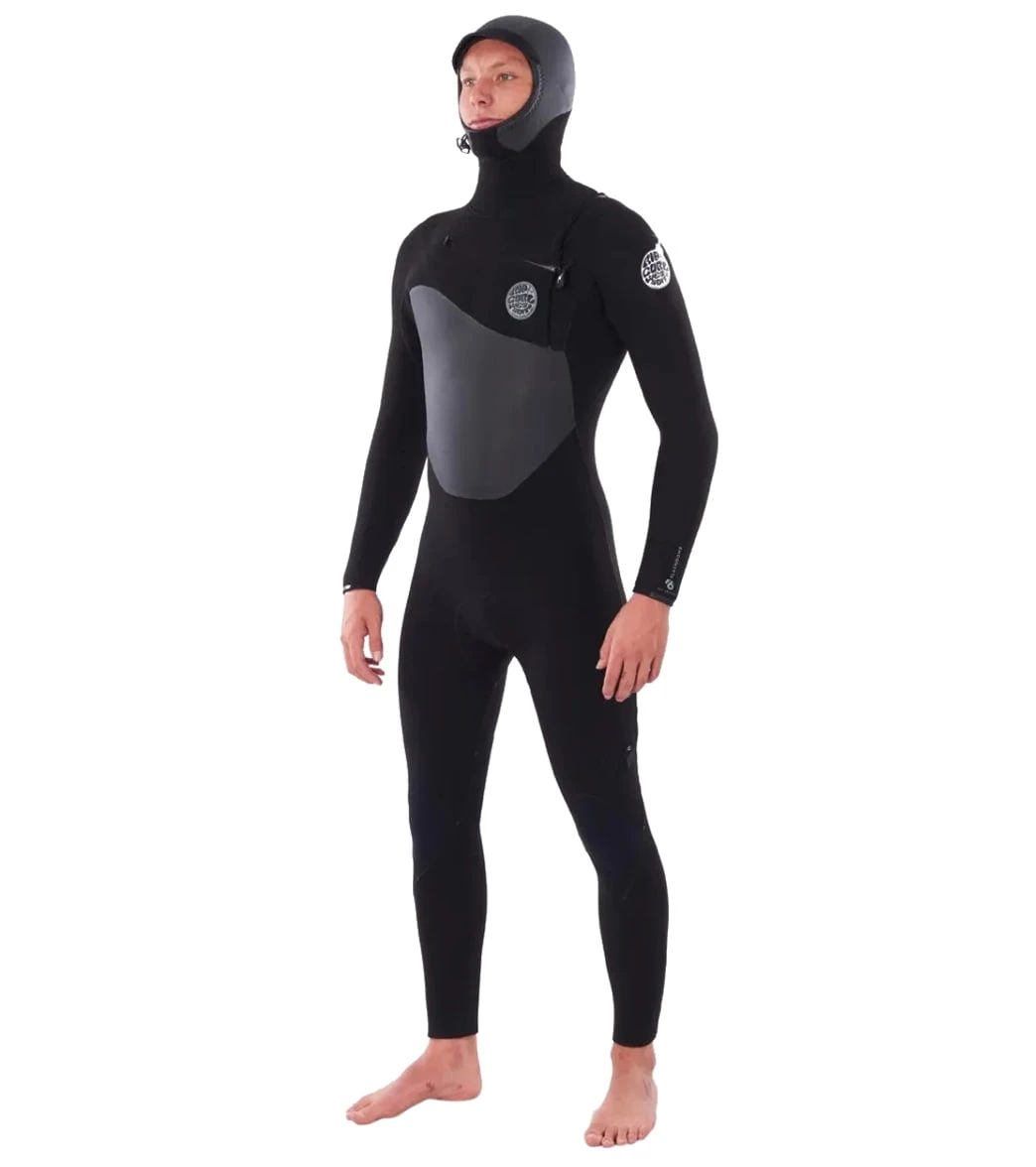 Rip Curl Men's Flashbomb 6/4 Hooded Chest Zip Full Wetsuit 2 Rip Curl Men's Flashbomb 6/4 Hooded Chest Zip Full Wetsuit - Image 2