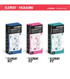 CRESSI Element Small All Around 8’2’’ Inflatable SUP Set -Spectrum Xcel Shop 6856348795048 whiteaqua 8a