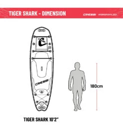 CRESSI Tiger Shark Multitask 10’2’’ Inflatable SUP Set -Spectrum Xcel Shop 6856350367912 greyblackcammo 9a